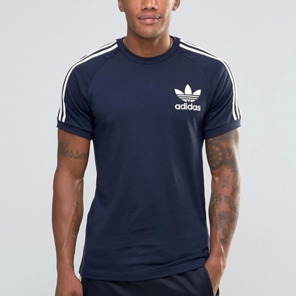 adidas navy california t shirt